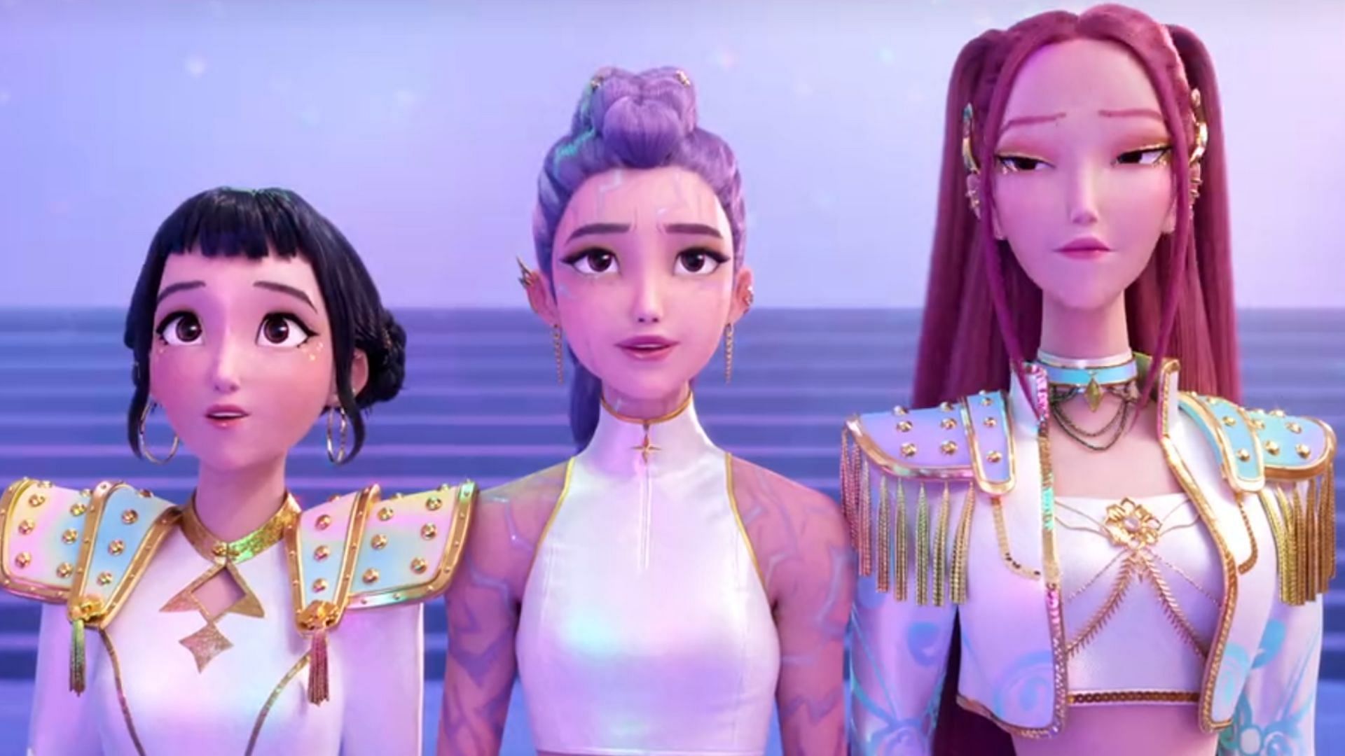 The Huntrix trio from the film (Image via Netflix)